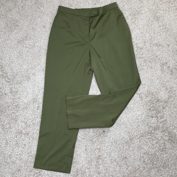Allison Daley Olive Pants 😻 - Size 10p (pe… - Picture 3 of 17